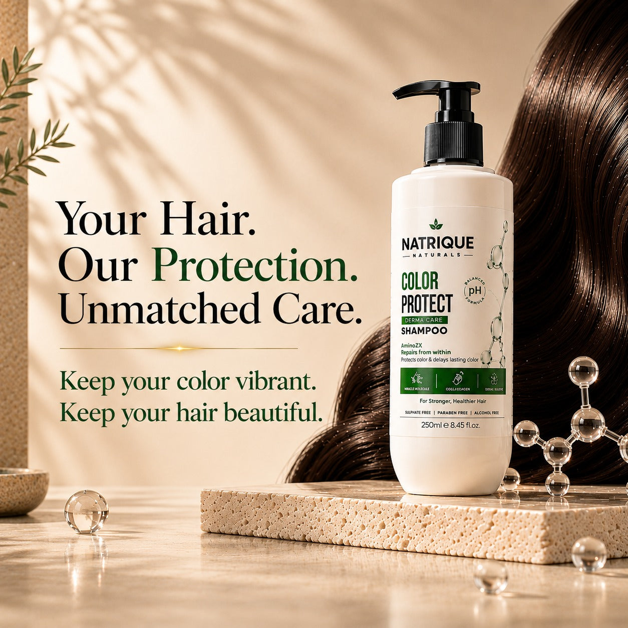 NATRIQUE Color Protect Bond Repair Shampoo