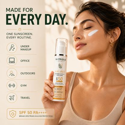 Invisible UV Fluid Sunscreen | SPF 50 PA++++ Protection with Niacinamide