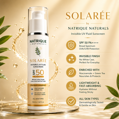 Invisible UV Fluid Sunscreen | SPF 50 PA++++ Protection with Niacinamide