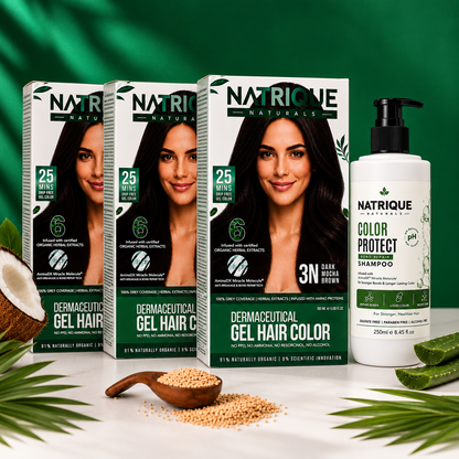 Super Saver Combo | Gel Hair Color with Amino Peptides & 6 Herbs | Available in 7 Shades