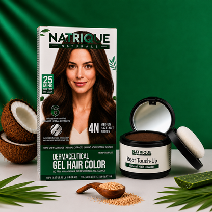Damage Free Gel Hair Color infused with Amino Peptides & 6 Herbs | Available in 7 Shades_Test Variants