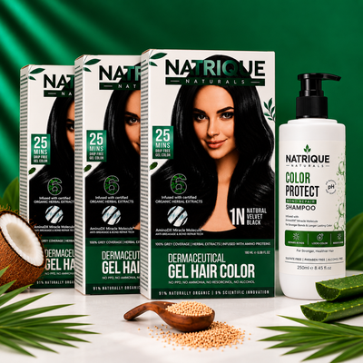 Super Saver Combo | Gel Hair Color with Amino Peptides & 6 Herbs | Available in 7 Shades