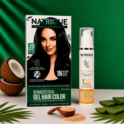 Damage Free Gel Hair Color infused with Amino Peptides & 6 Herbs | Available in 7 Shades_Test Variants