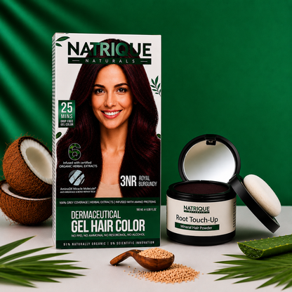 Damage Free Gel Hair Color infused with Amino Peptides & 6 Herbs | Available in 7 Shades_Test Variants