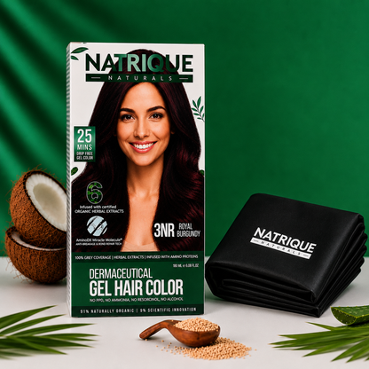 Damage Free Gel Hair Color infused with Amino Peptides & 6 Herbs | Available in 7 Shades_Test Variants