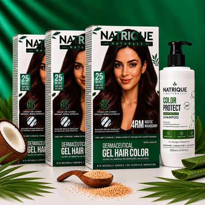 Super Saver Combo | Gel Hair Color with Amino Peptides & 6 Herbs | Available in 7 Shades