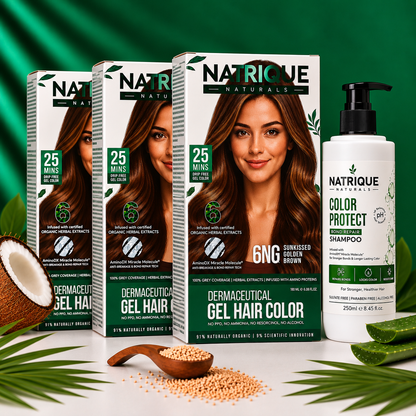 Super Saver Combo | Gel Hair Color with Amino Peptides & 6 Herbs | Available in 7 Shades