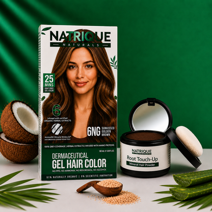 Damage Free Gel Hair Color infused with Amino Peptides & 6 Herbs | Available in 7 Shades_Test Variants